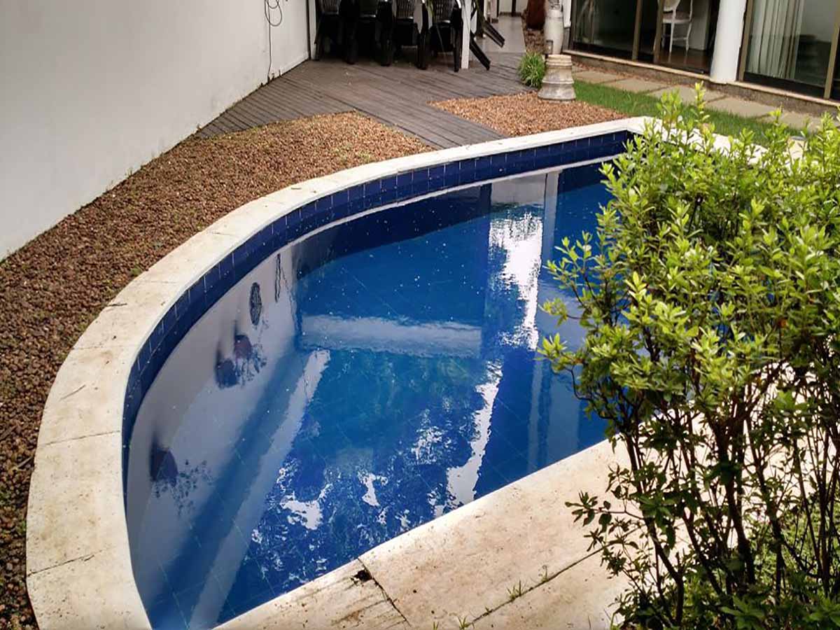 Piscina atendida pela RC Piscinas