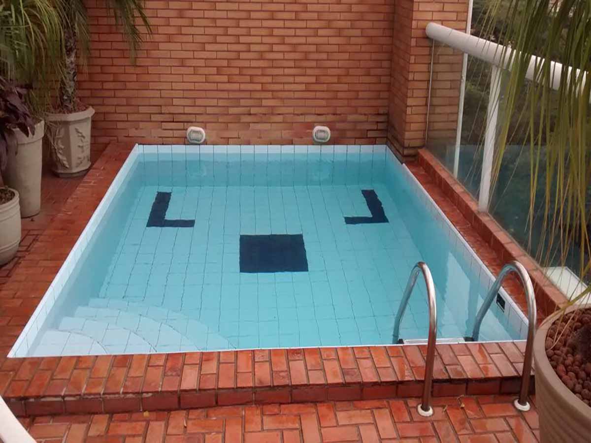 Piscina atendida pela RC Piscinas